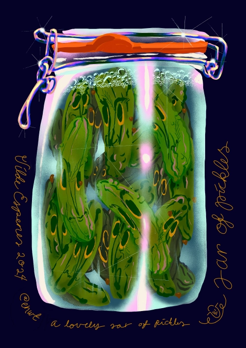 A Jar of Pickles poster.
