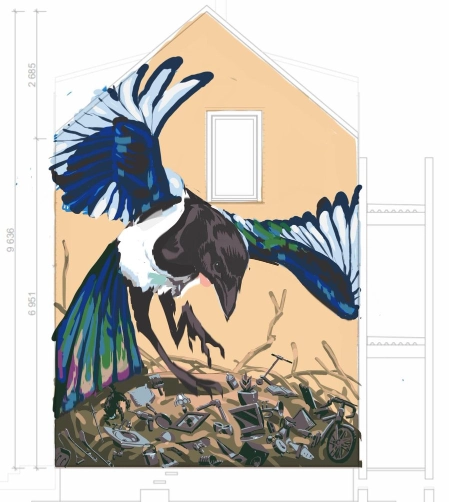 Selbukassa mural concept art